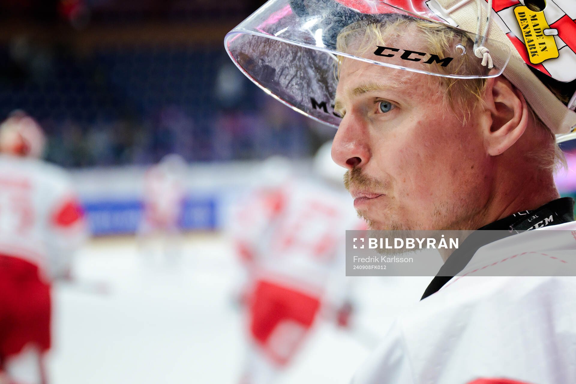 Goaltender Sebastian Dahm of Klagenfurt