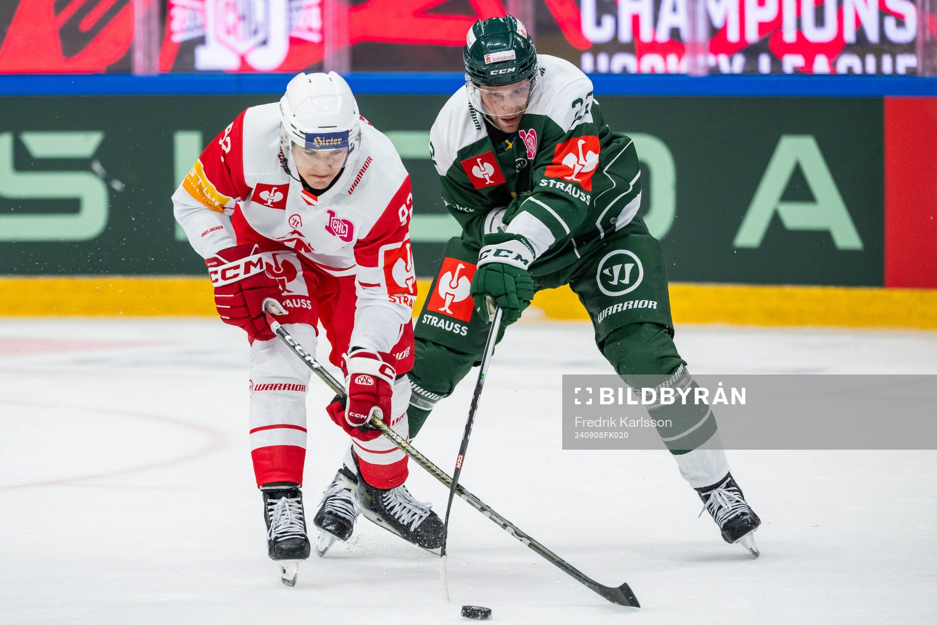 Clemens Unterweger of Klagenfurt and Per Åslund of