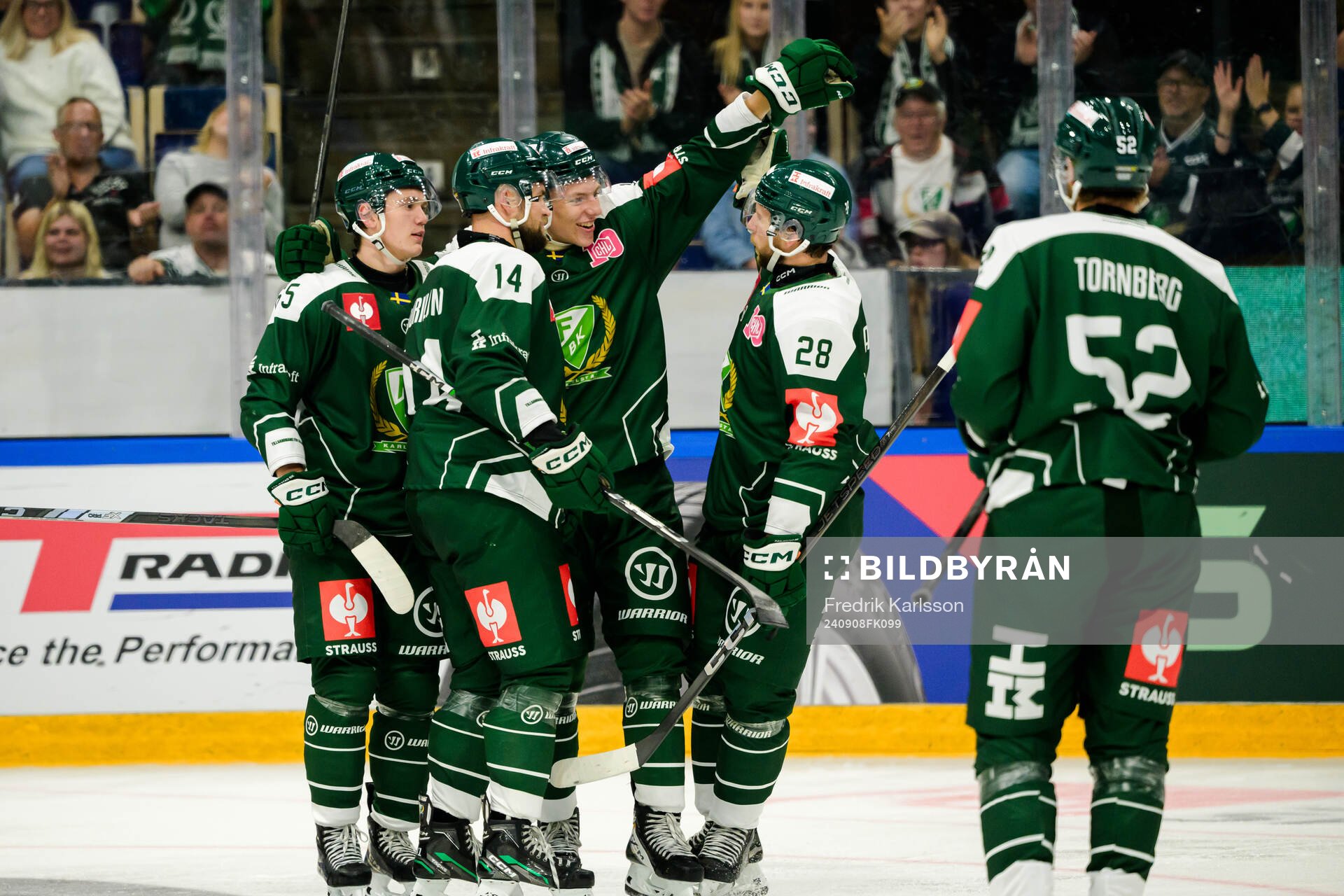 Noel Fransén, Henrik Björklund, Jack Berglund and Emil