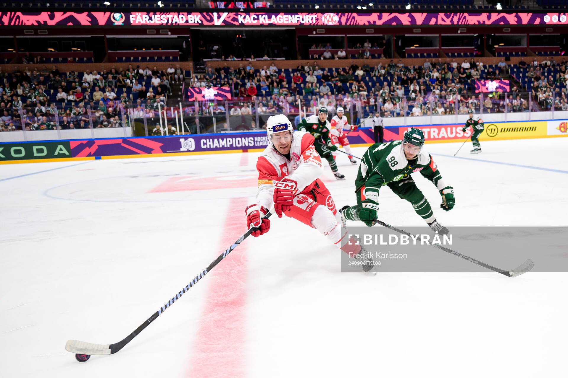Jesper Jensen Aabo of Klagenfurt and Marian Studenic of