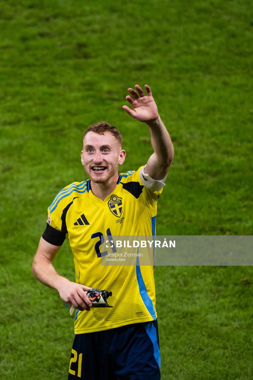 Dejan Kulusevski of Sweden