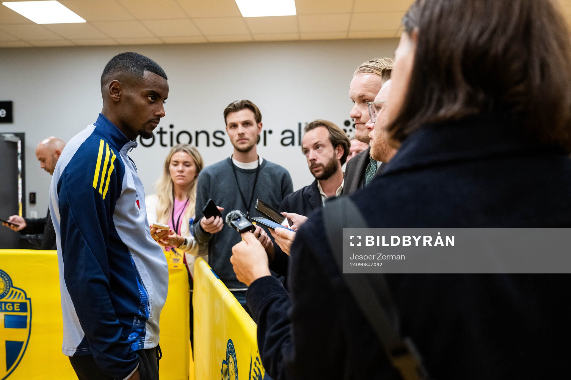 Alexander Isak of Sweden
