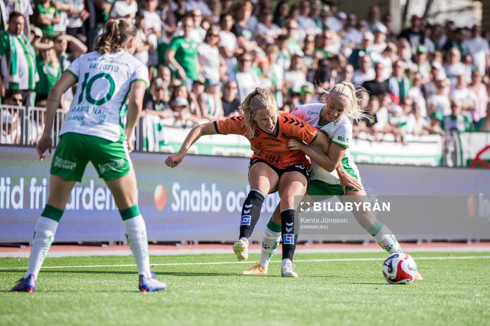 Kristianstads Hlin Eiriksdottir och Hammarbys Stina
