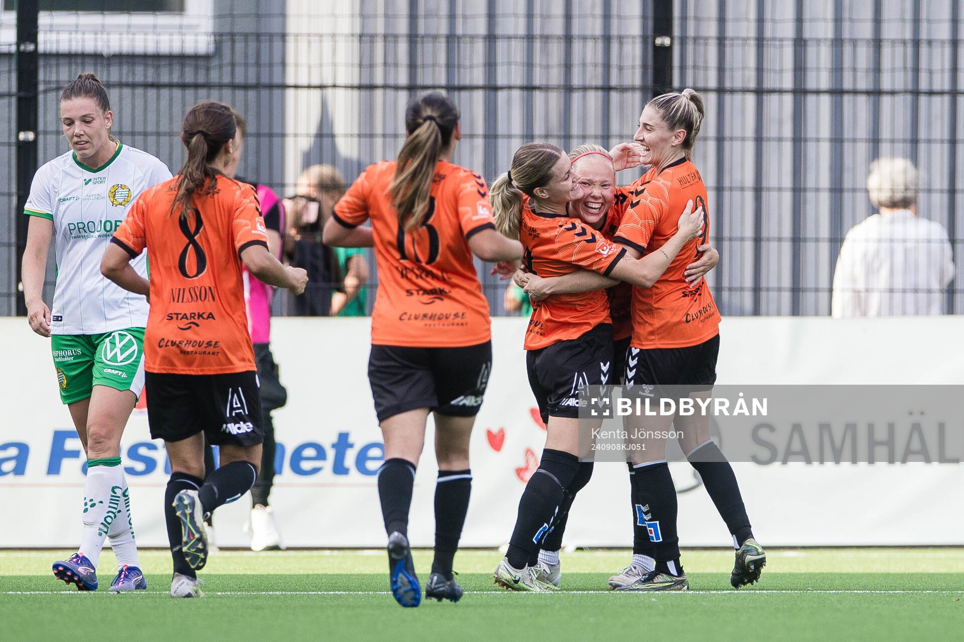 Kristianstads Hlin Eiriksdottir jublar