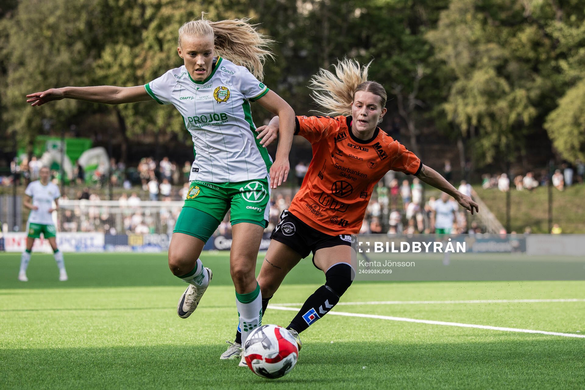 Hammarbys Smilla Holmberg och Kristianstads Tilda Persson