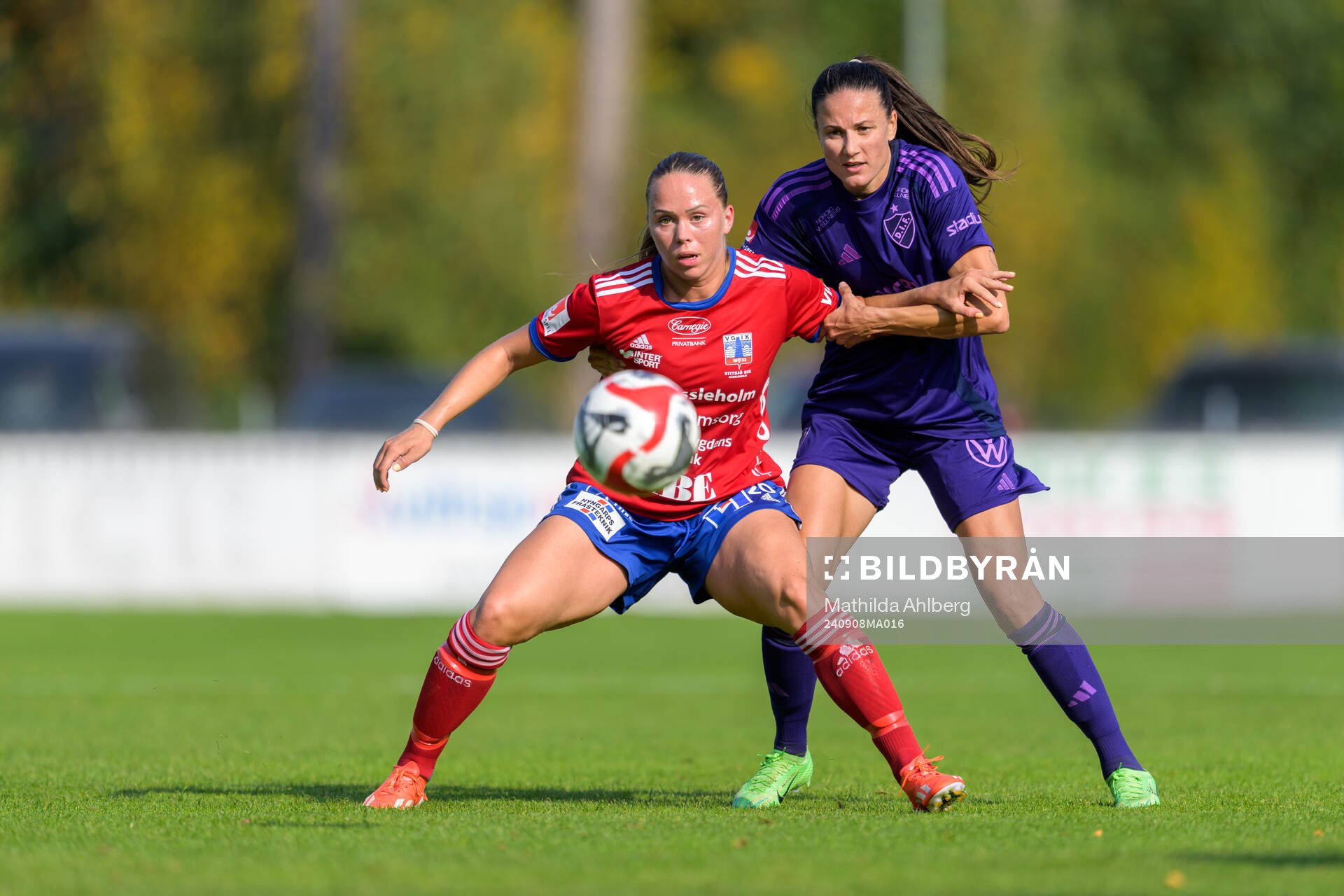 Vittsjös Hanna Ekengren och Djurgårdens Beata Kollmats