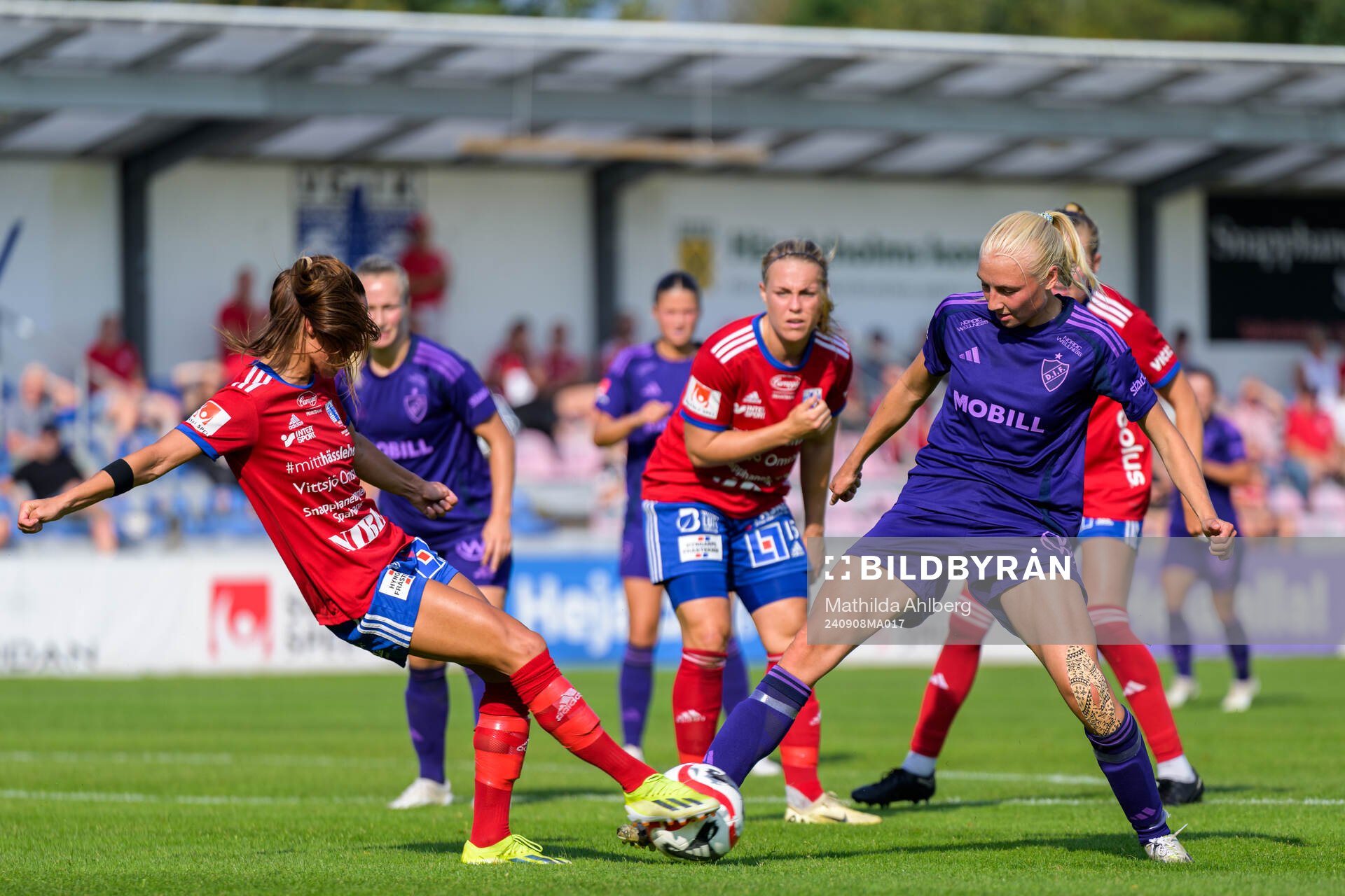 Vittsjös Elisabet Klinga och Djurgårdens Stinalisa