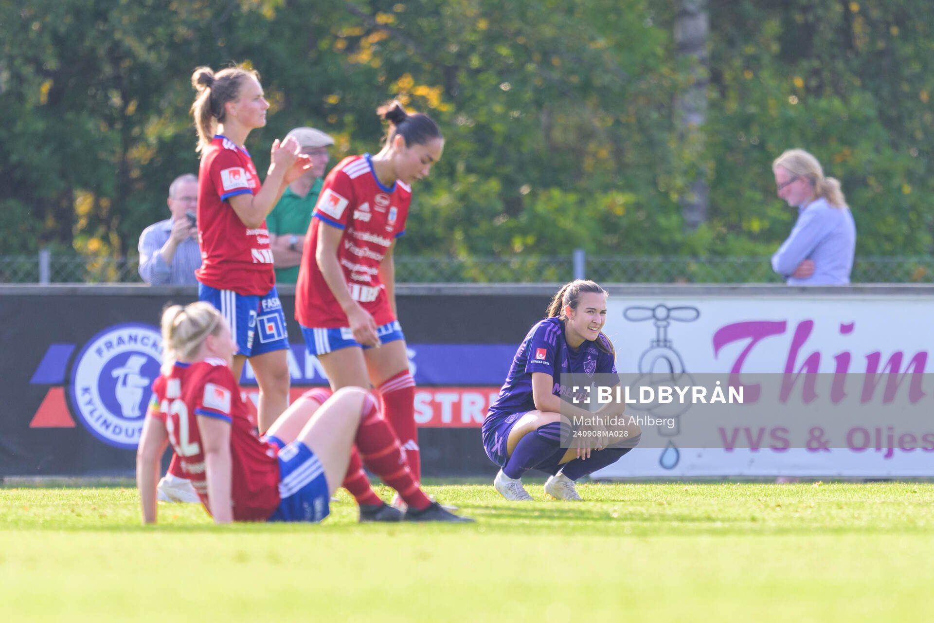 Djurgårdens Lucia Duras deppar