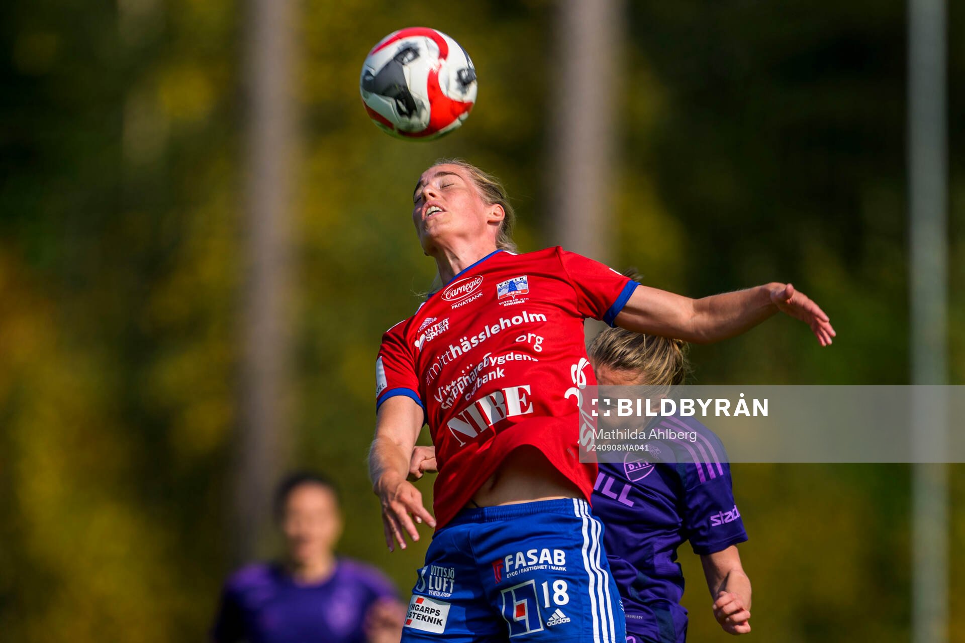 Vittsjös Linda Charlotta Sällström och Djurgårdens Ebba