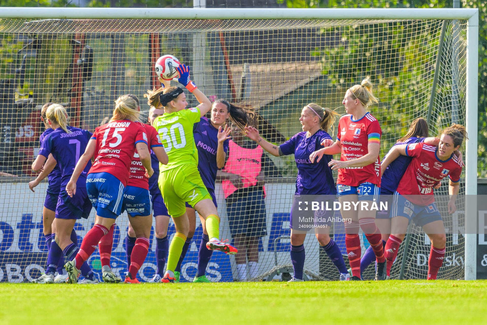 Djurgårdens målvakt Elvira Björklund