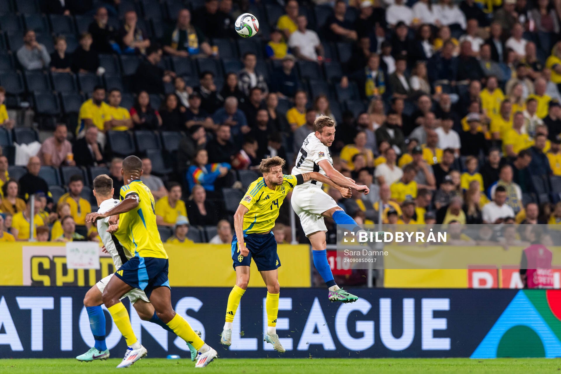 Anton Saletros of Sweden and Martin Miller of Estonia