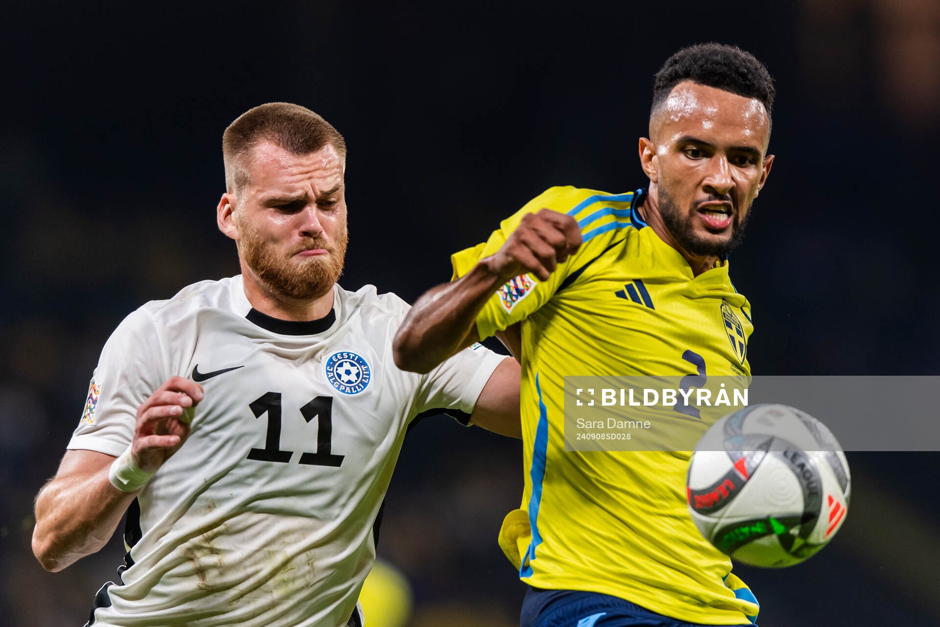 Alex Matthias Tamm of Estonia and Alex Douglas of Sweden