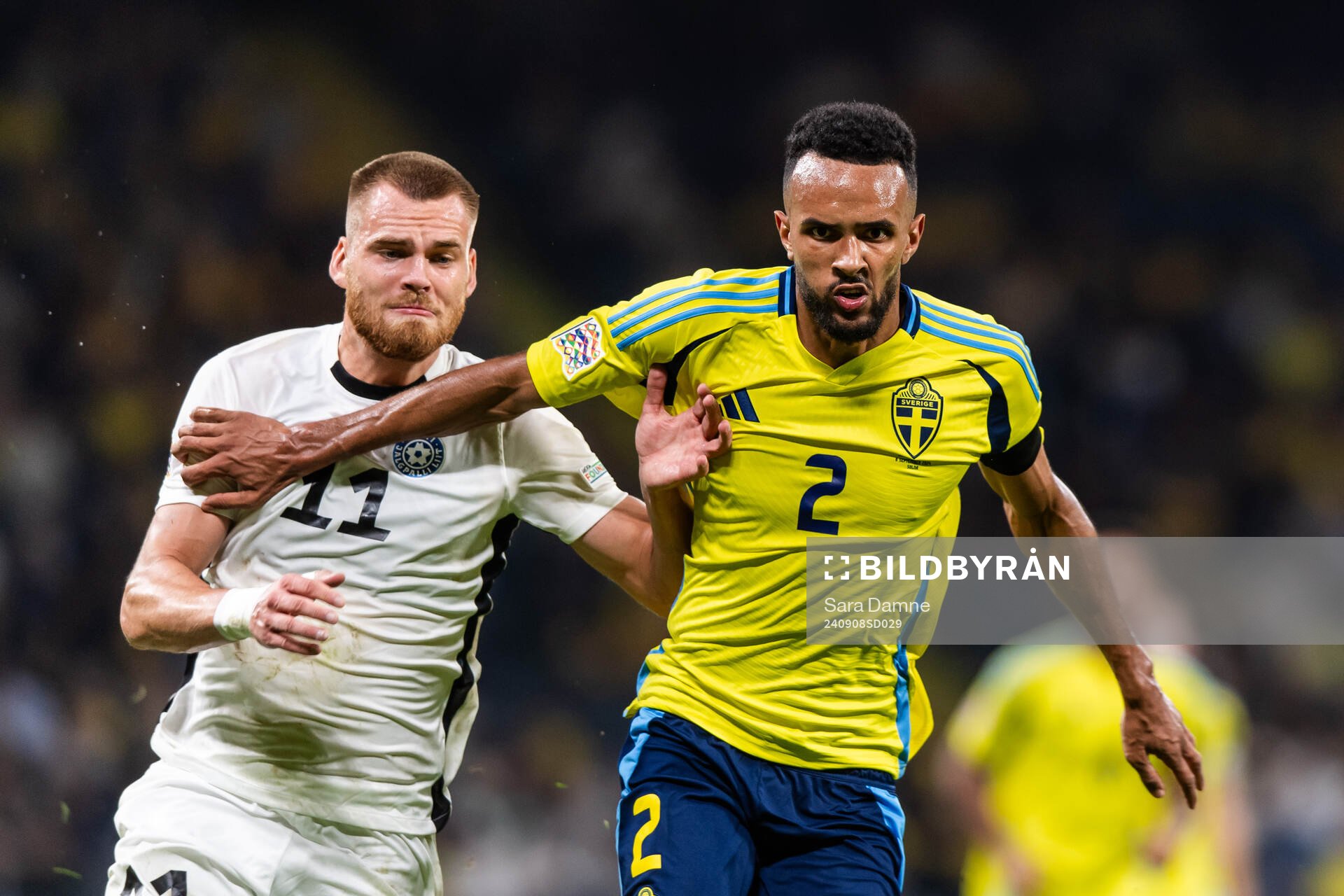 Alex Matthias Tamm of Estonia and Alex Douglas of Sweden