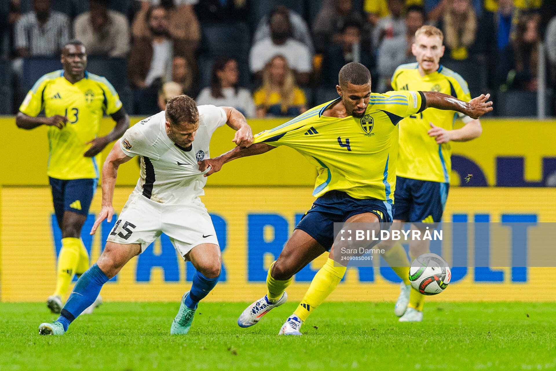 Rauno Sappinen of Estonia and Isak Hien of Sweden