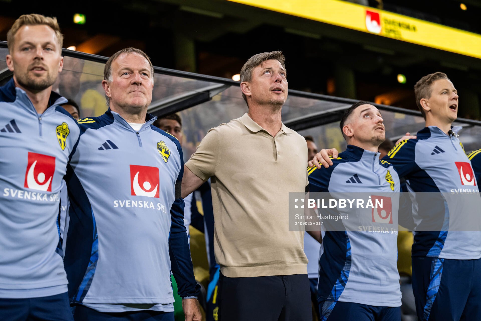 Head coach Jon Dahl Tomasson of Sweden