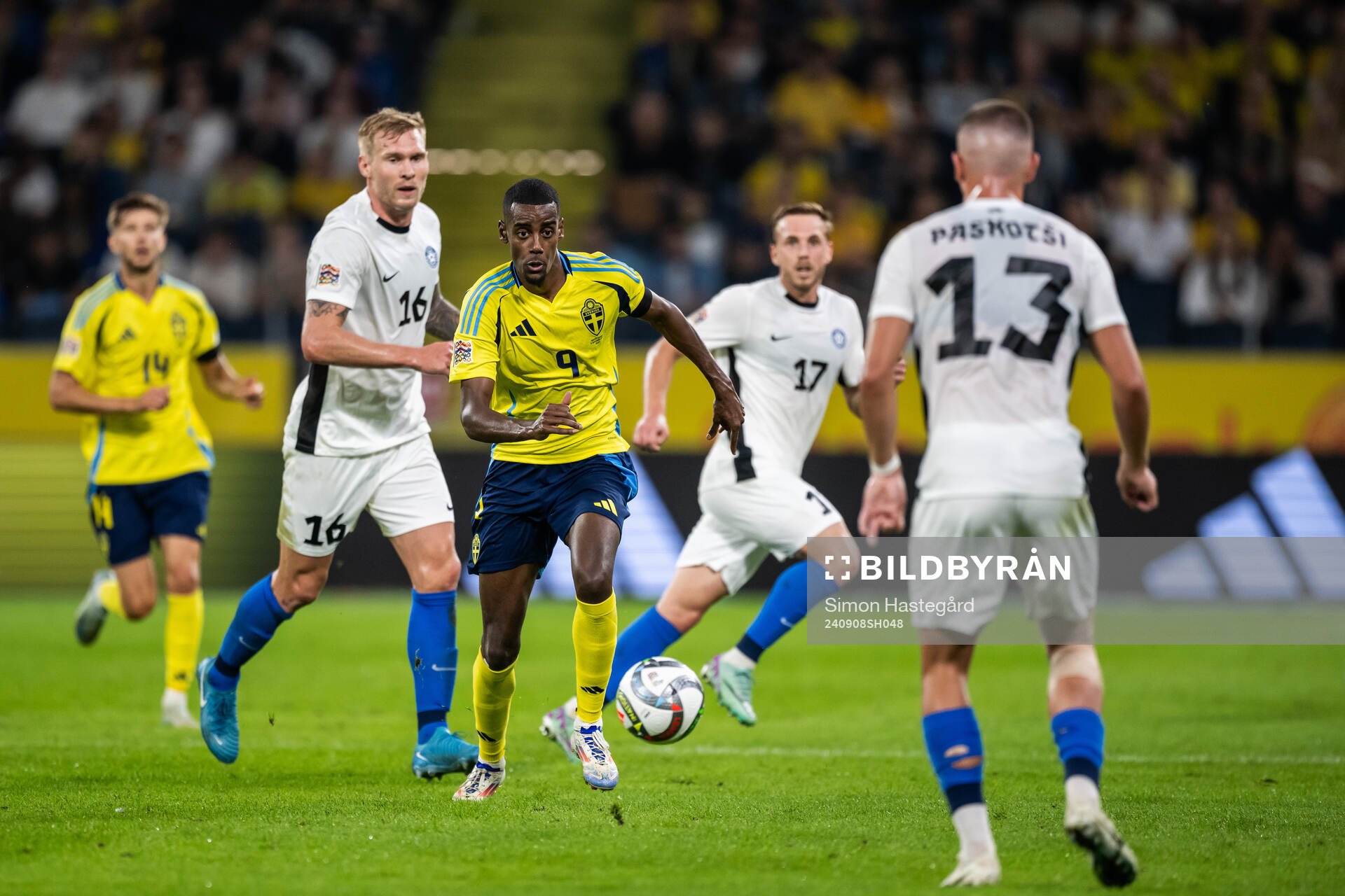 Alexander Isak of Sweden