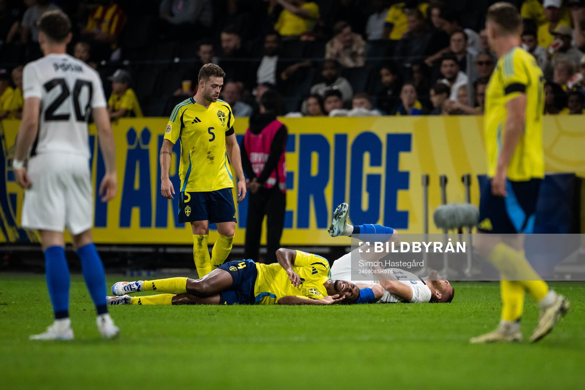 Isak Hien of Sweden and Alex Matthias Tamm of Estonia in