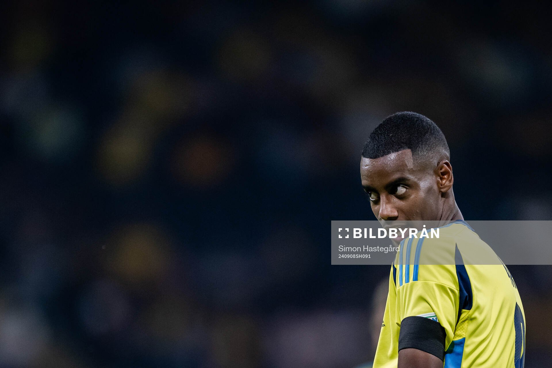 Alexander Isak of Sweden