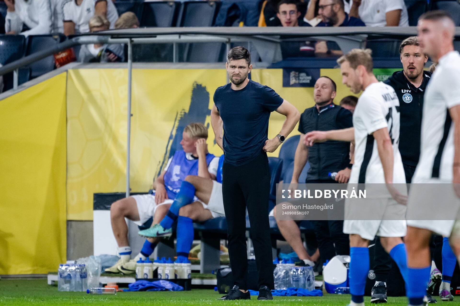 Head coach Jurgen Henn of Estonia