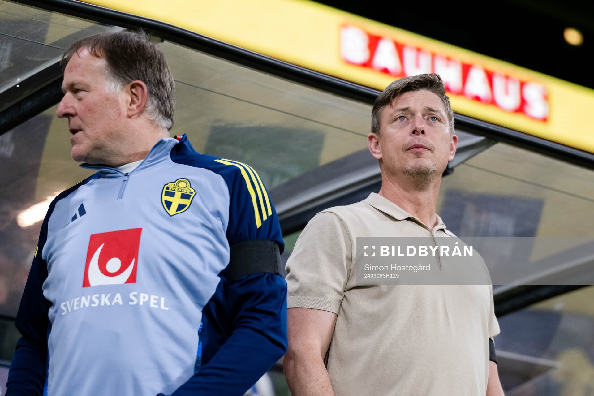 Assistant coach Remy Reijnierse and head coach Jon Dahl