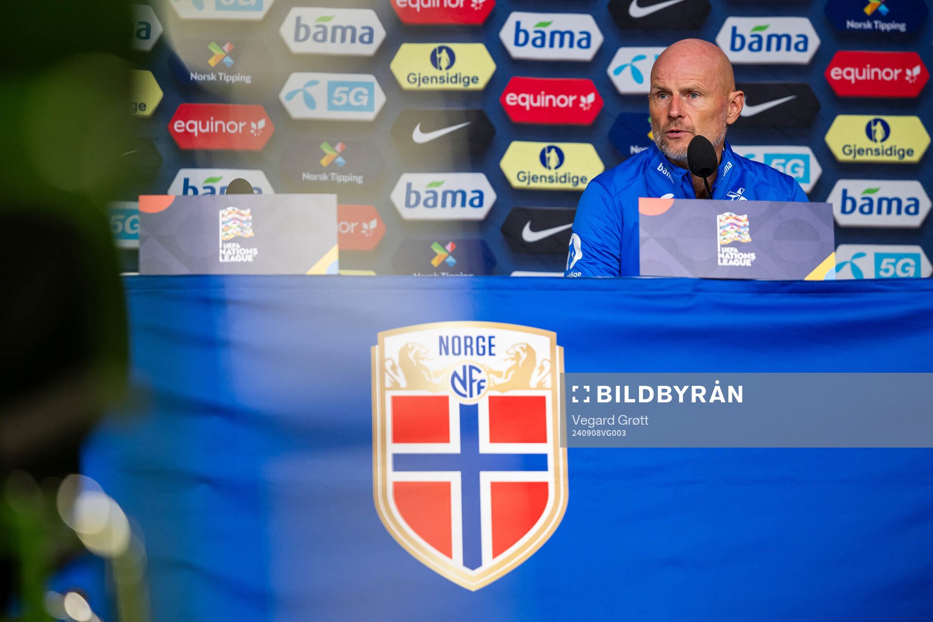 Ståle Solbakken, head coach of the Norwegian national