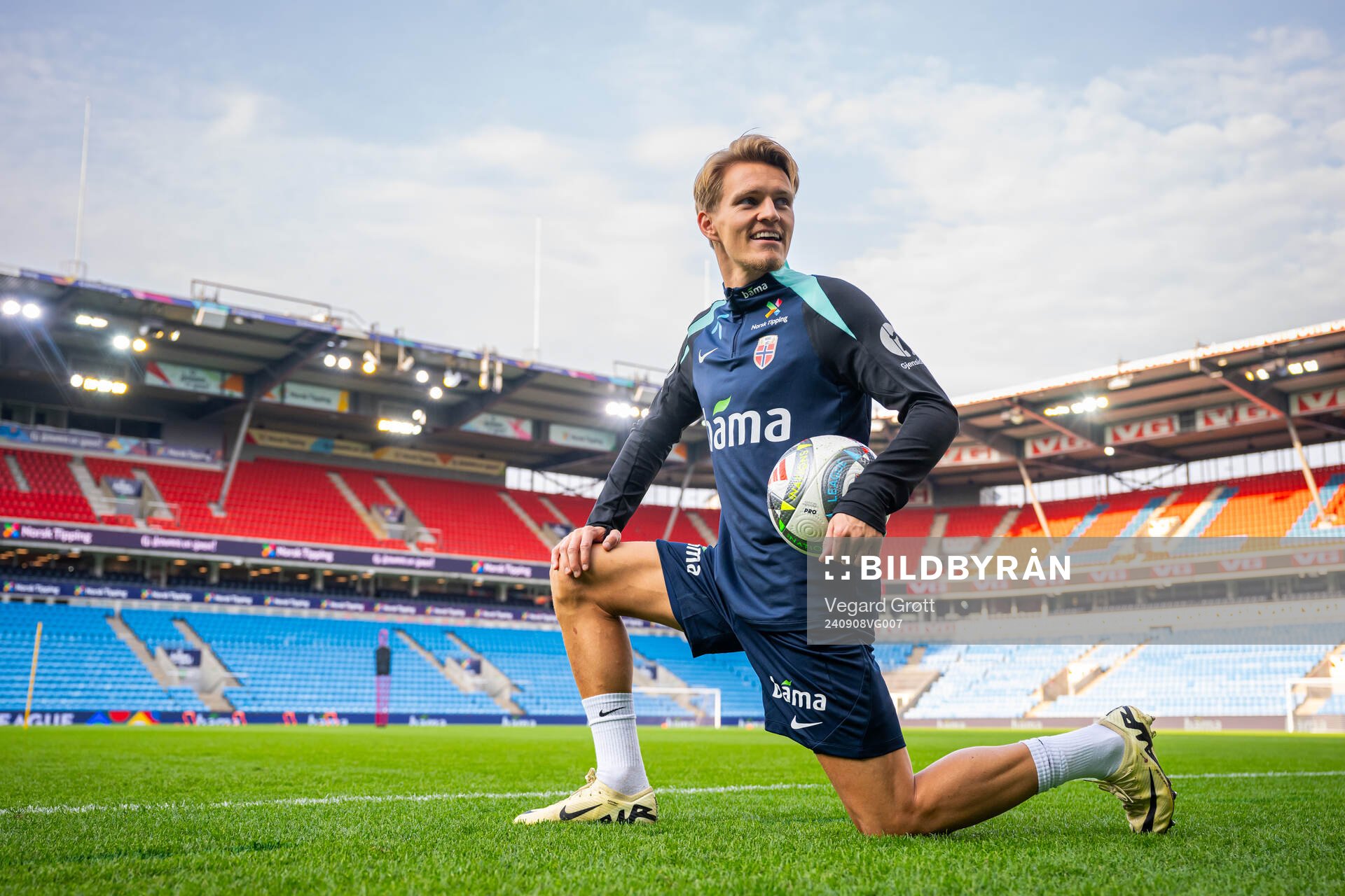 Martin Ødegaard of the Norwegian national football team