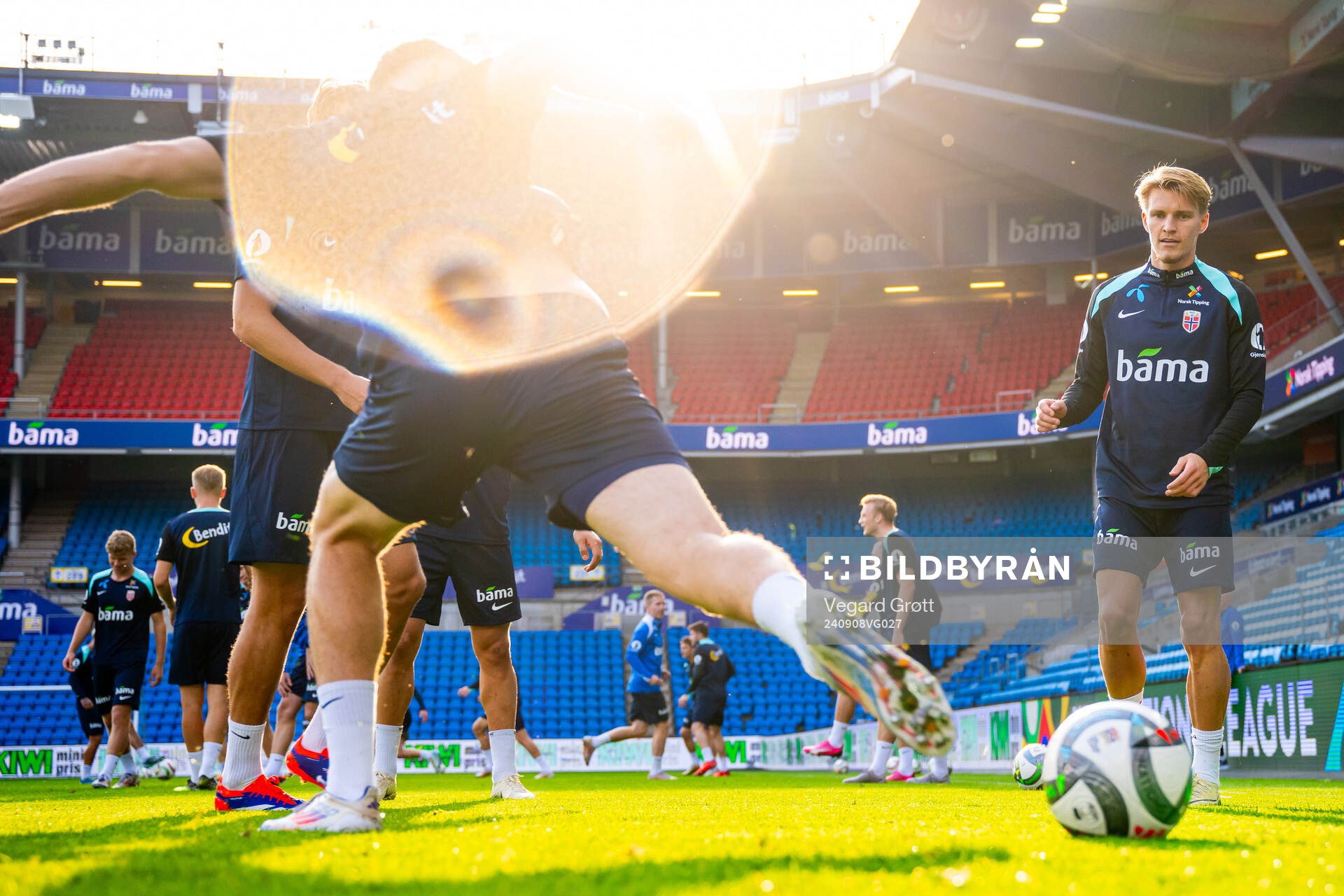 Martin Ødegaard of the Norwegian national football team