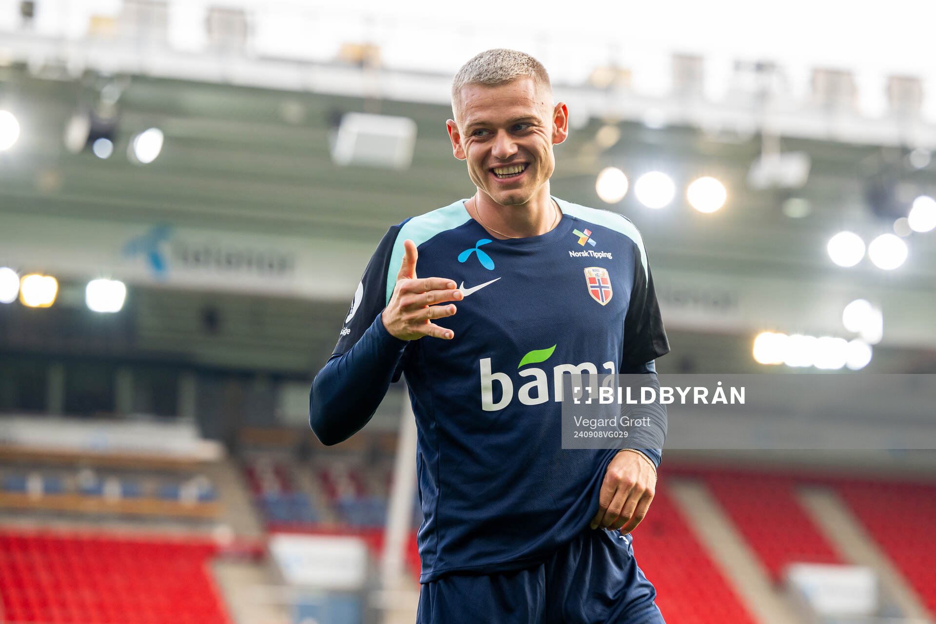 Julian Ryerson of the Norwegian national football team