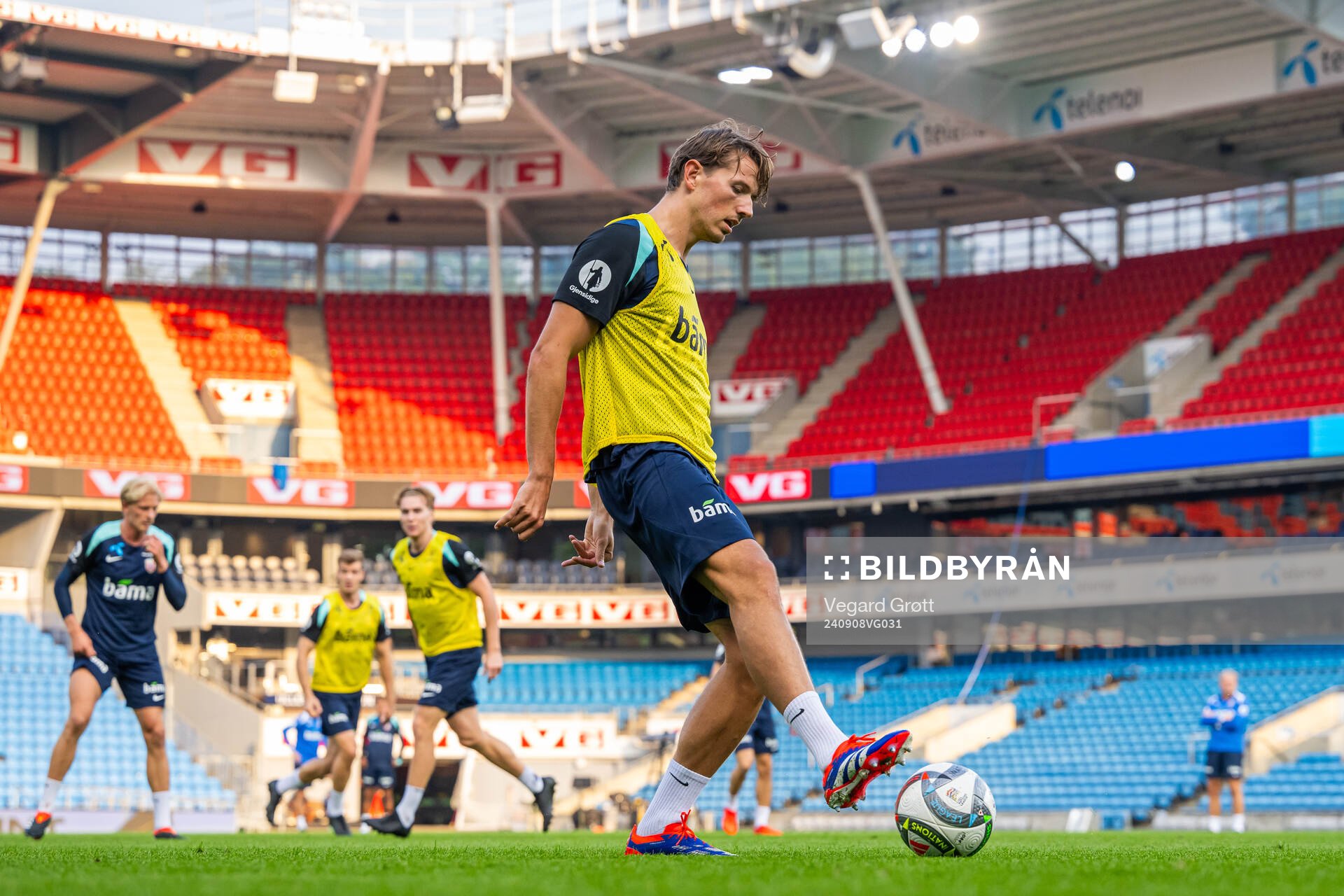 Sander Berge of the Norwegian national football team