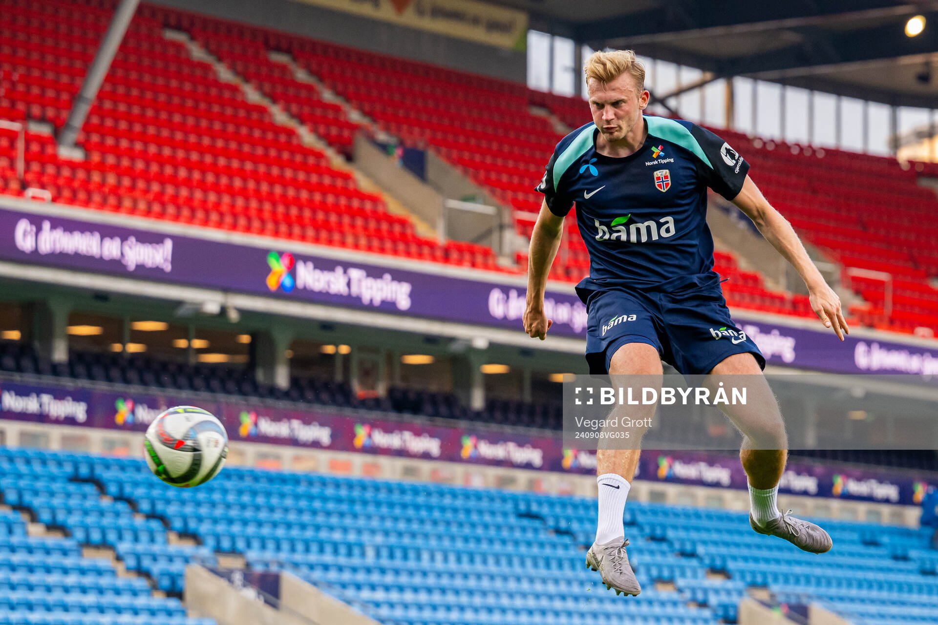 Sondre Langås of the Norwegian national football team