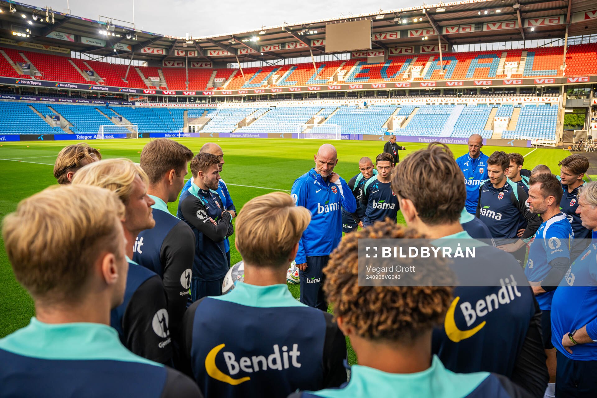 Ståle Solbakken, head coach of the Norwegian national