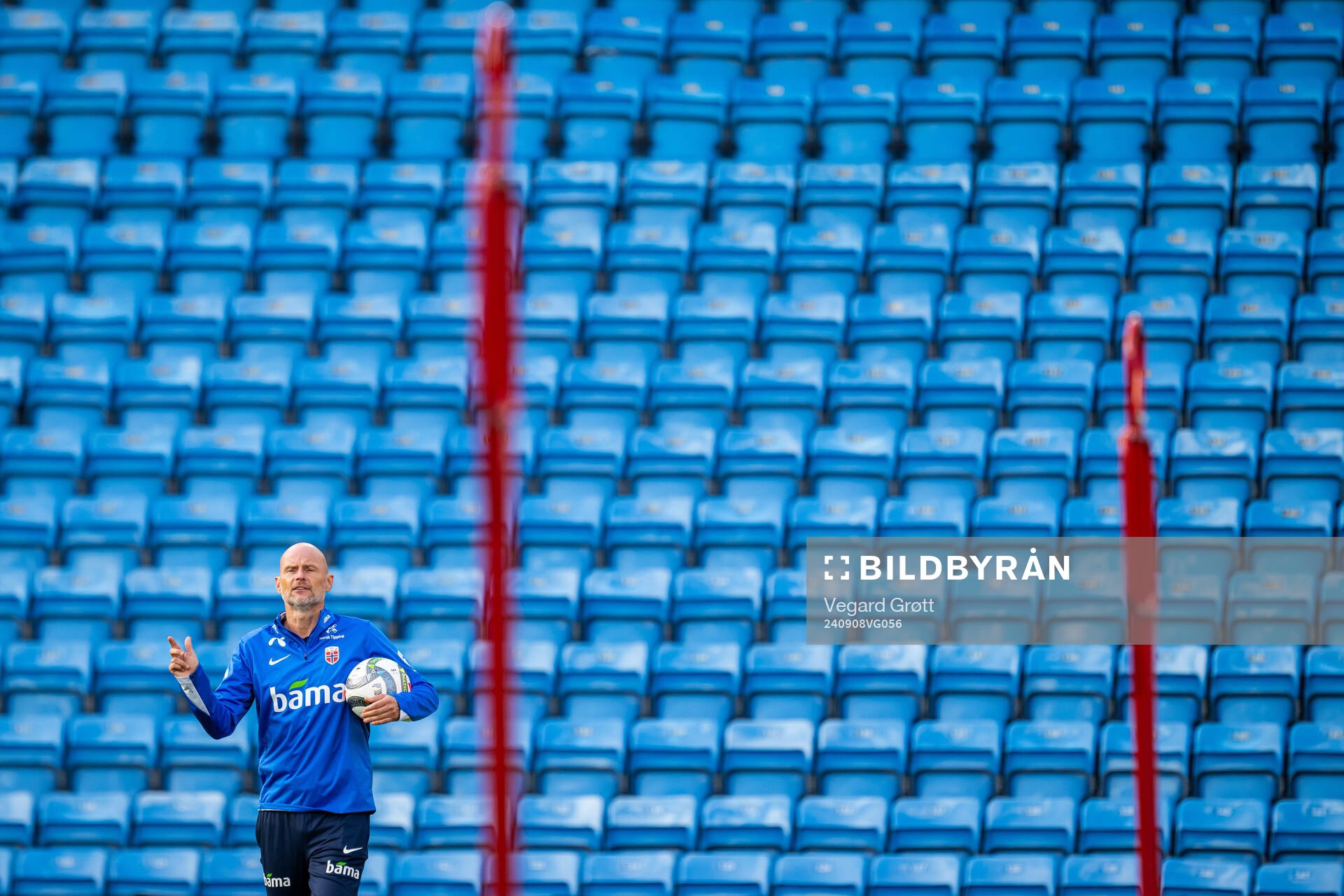 Ståle Solbakken, head coach of the Norwegian national