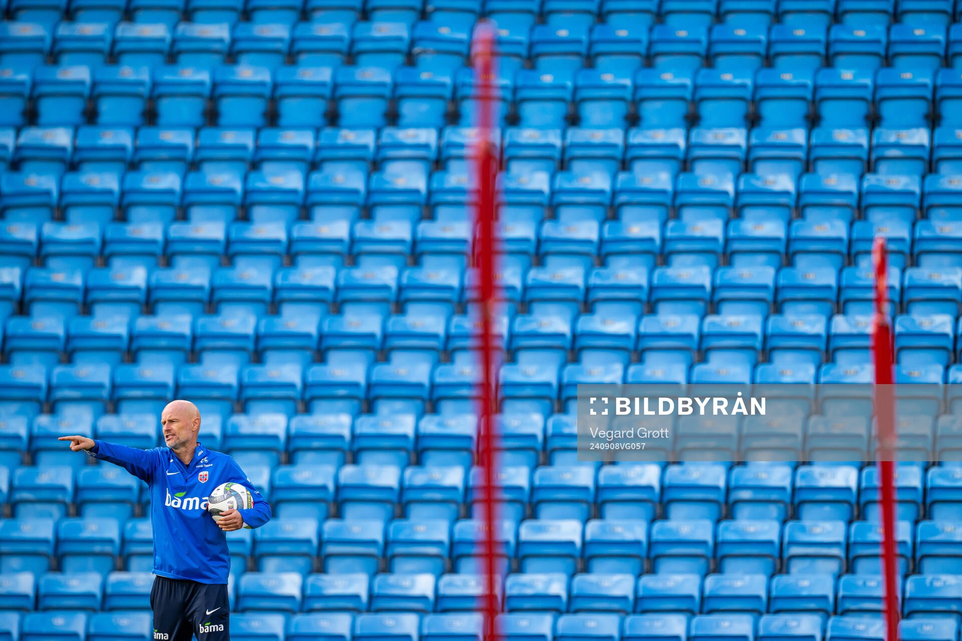 Ståle Solbakken, head coach of the Norwegian national