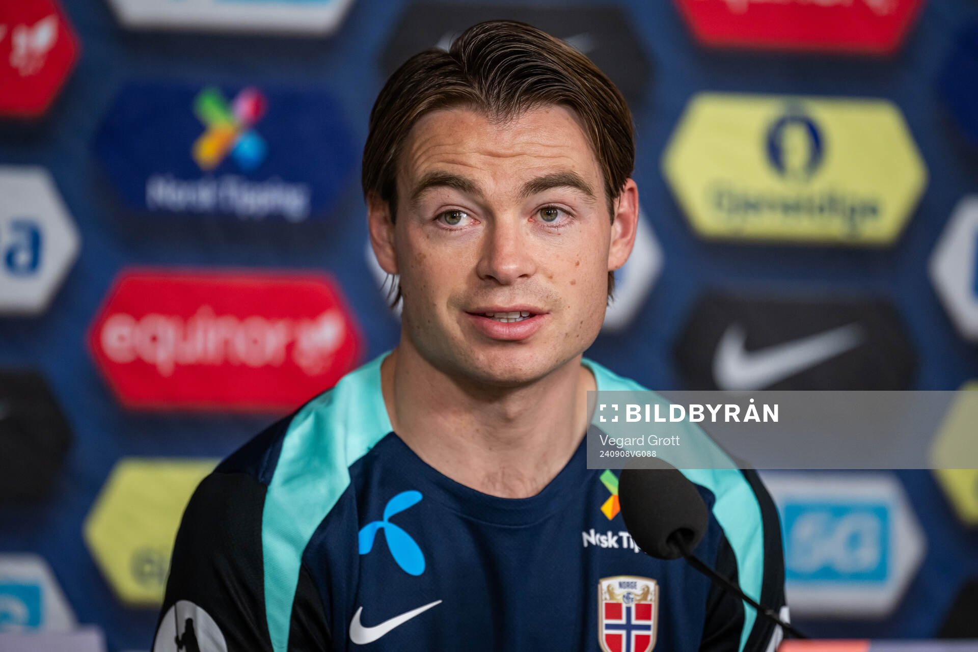 Patrick Berg of the Norwegian national football team