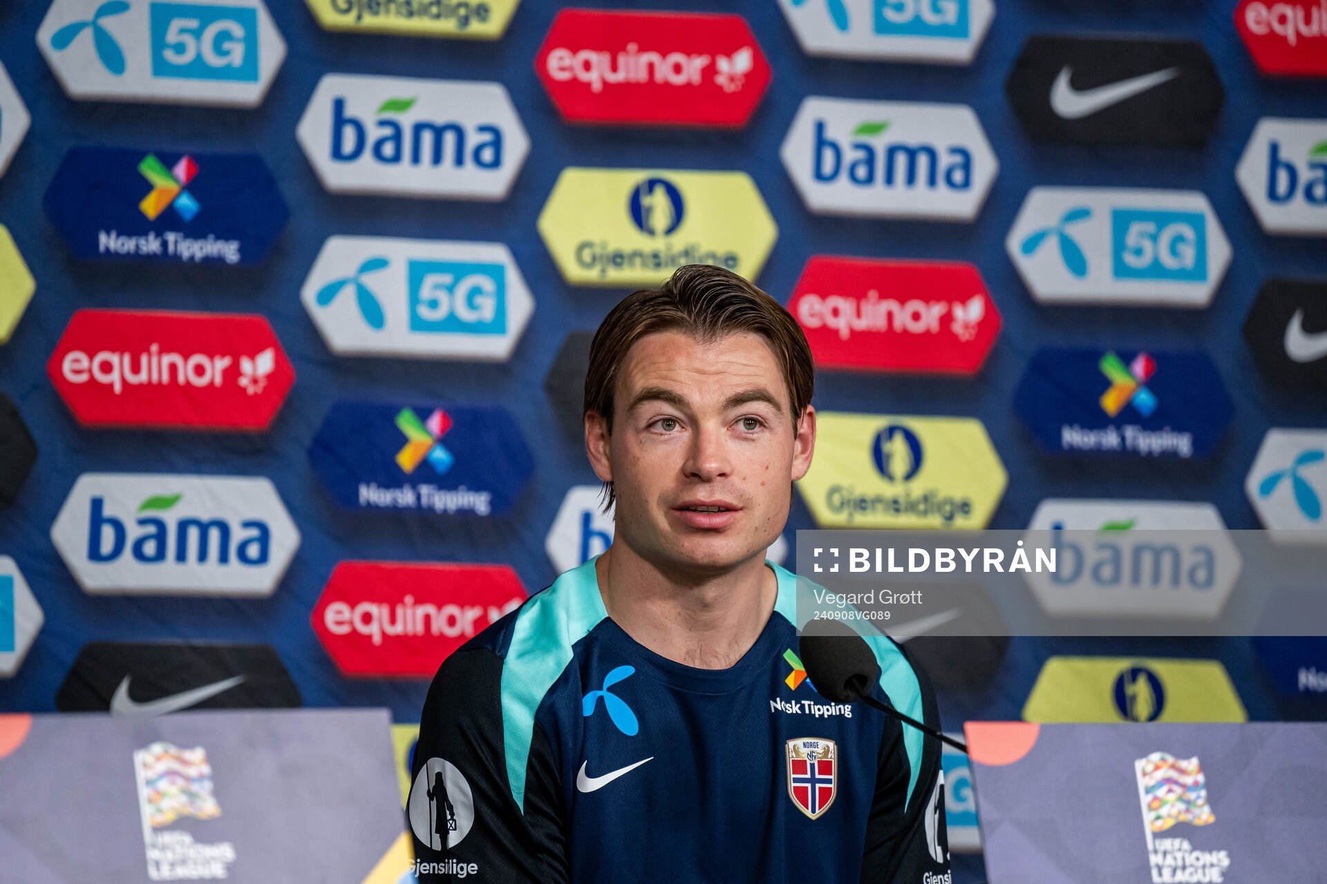 Patrick Berg of the Norwegian national football team