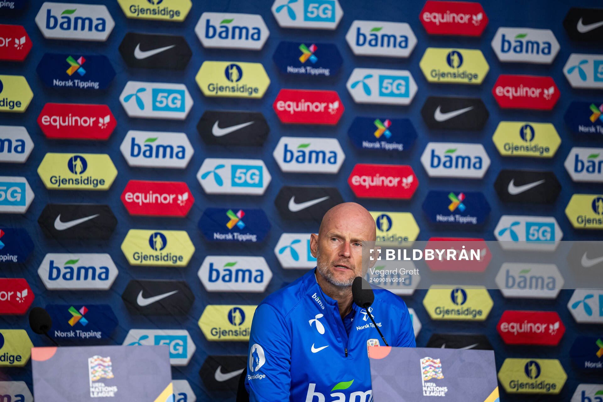 Ståle Solbakken, head coach of the Norwegian national