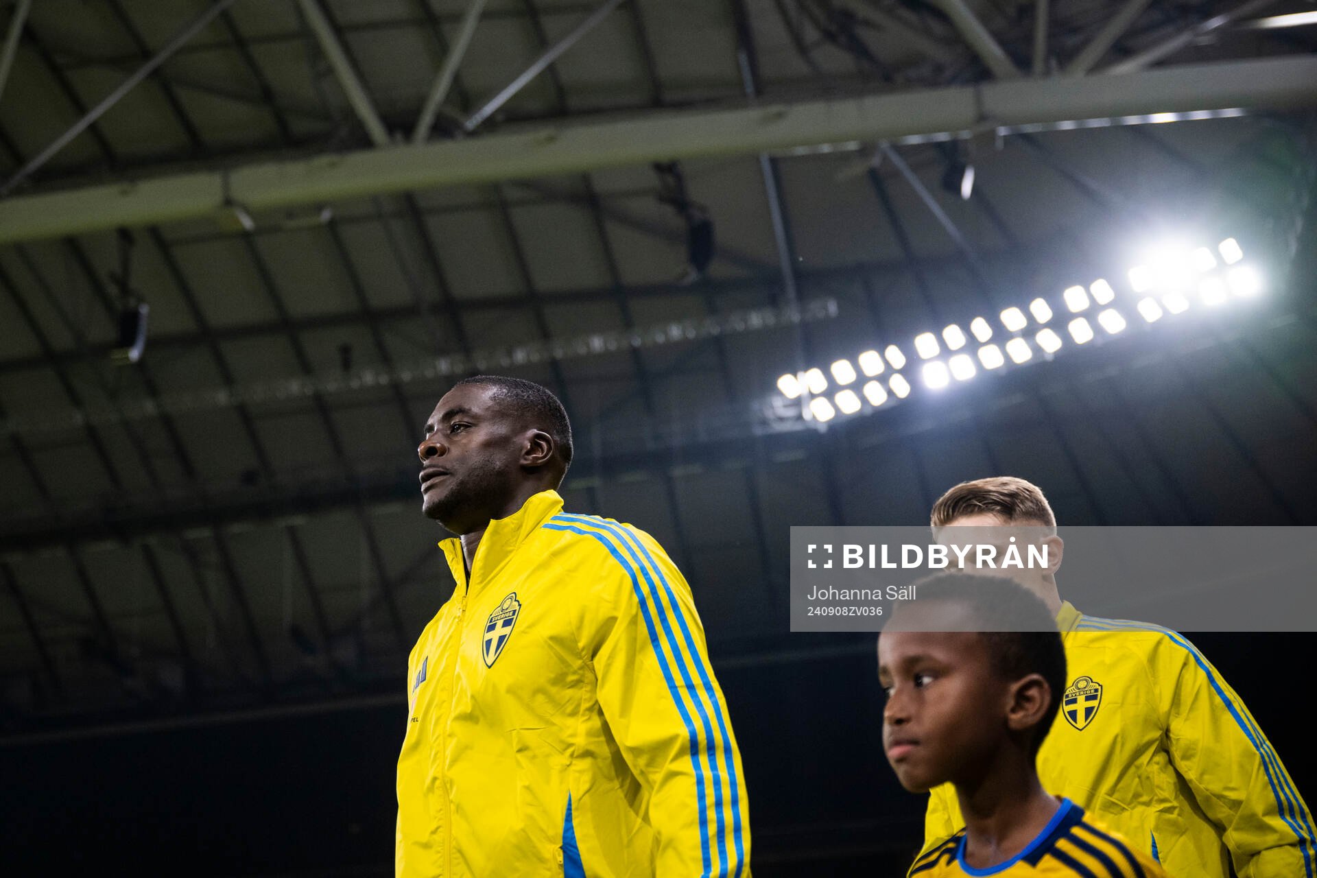 Ken Sema and Viktor Gyökeres of Sweden