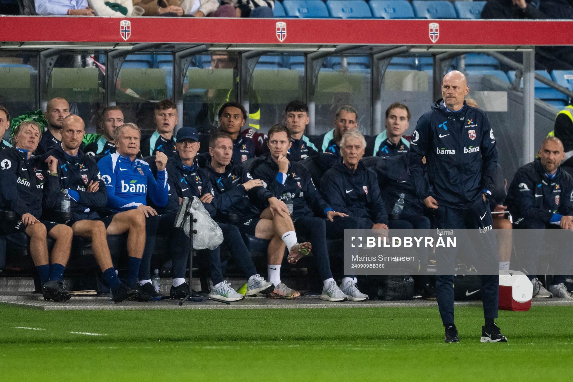 Head coach Ståle Solbakken of Norway