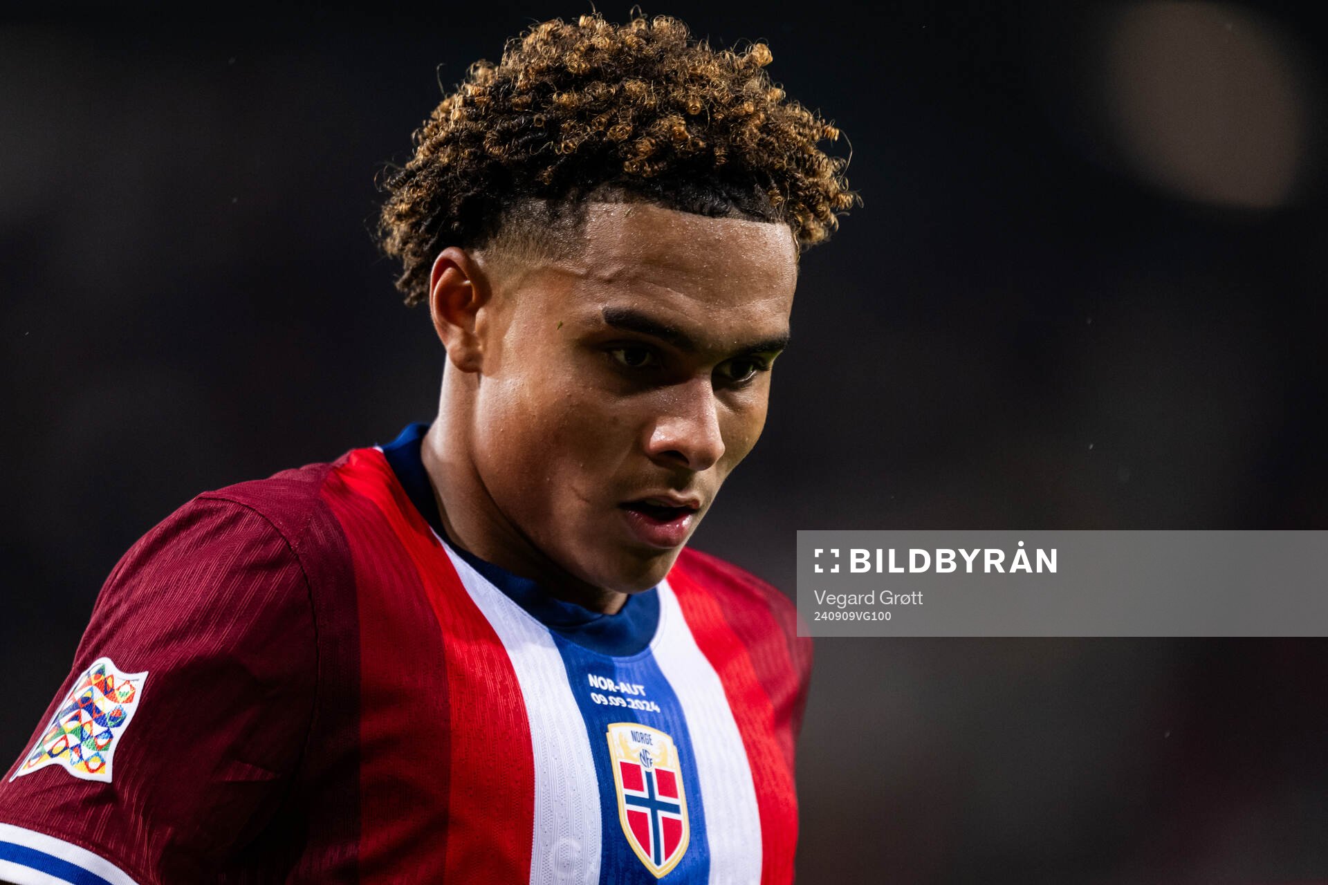 Antonio Nusa of Norway