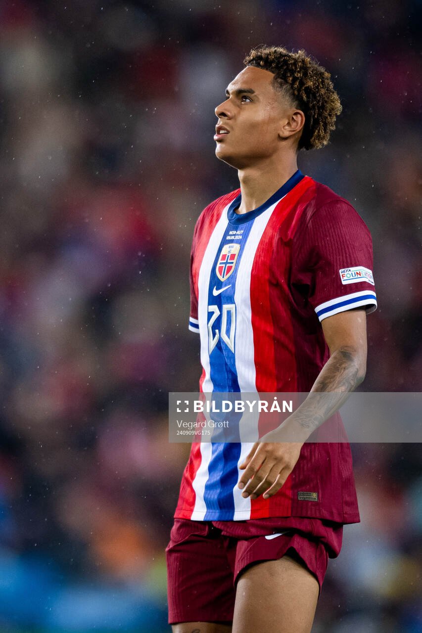 Antonio Nusa of Norway