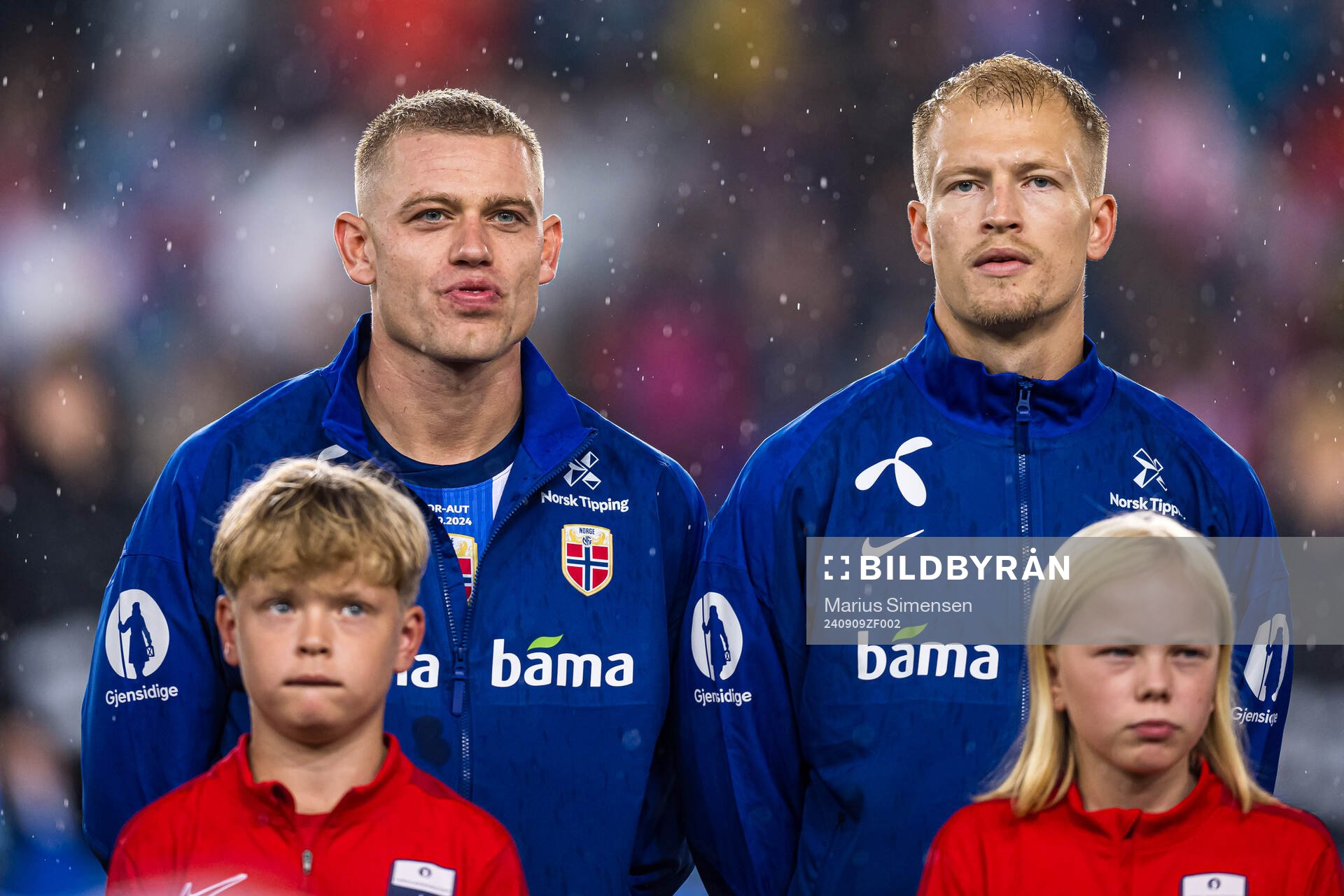 Julian Ryerson and Andreas Hanche-Olsen of Norway
