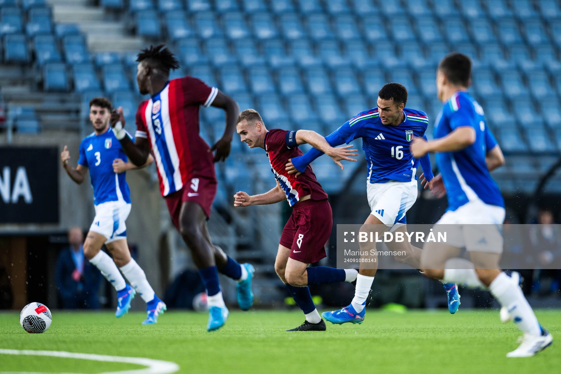 Sivert Heggheim Mannsverk of Norway and Diego Coppola of