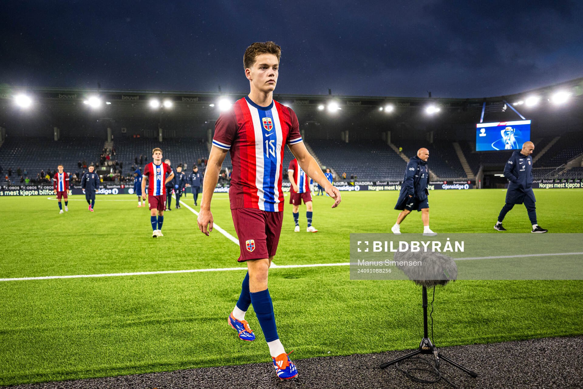 Sverre Halseth Nypan of Norway looks dejected