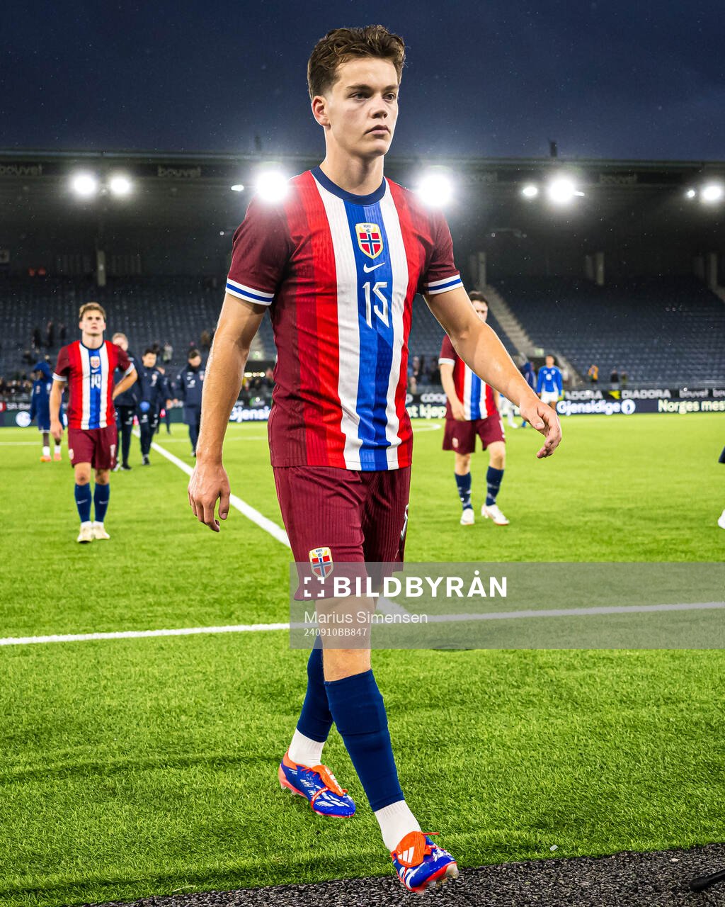 Sverre Halseth Nypan of Norway looks dejected