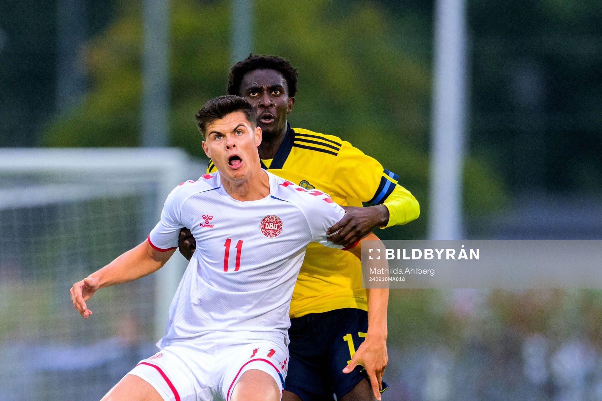 Luca Kjerrumgaard of Denmark and Peter Amoran of Sweden