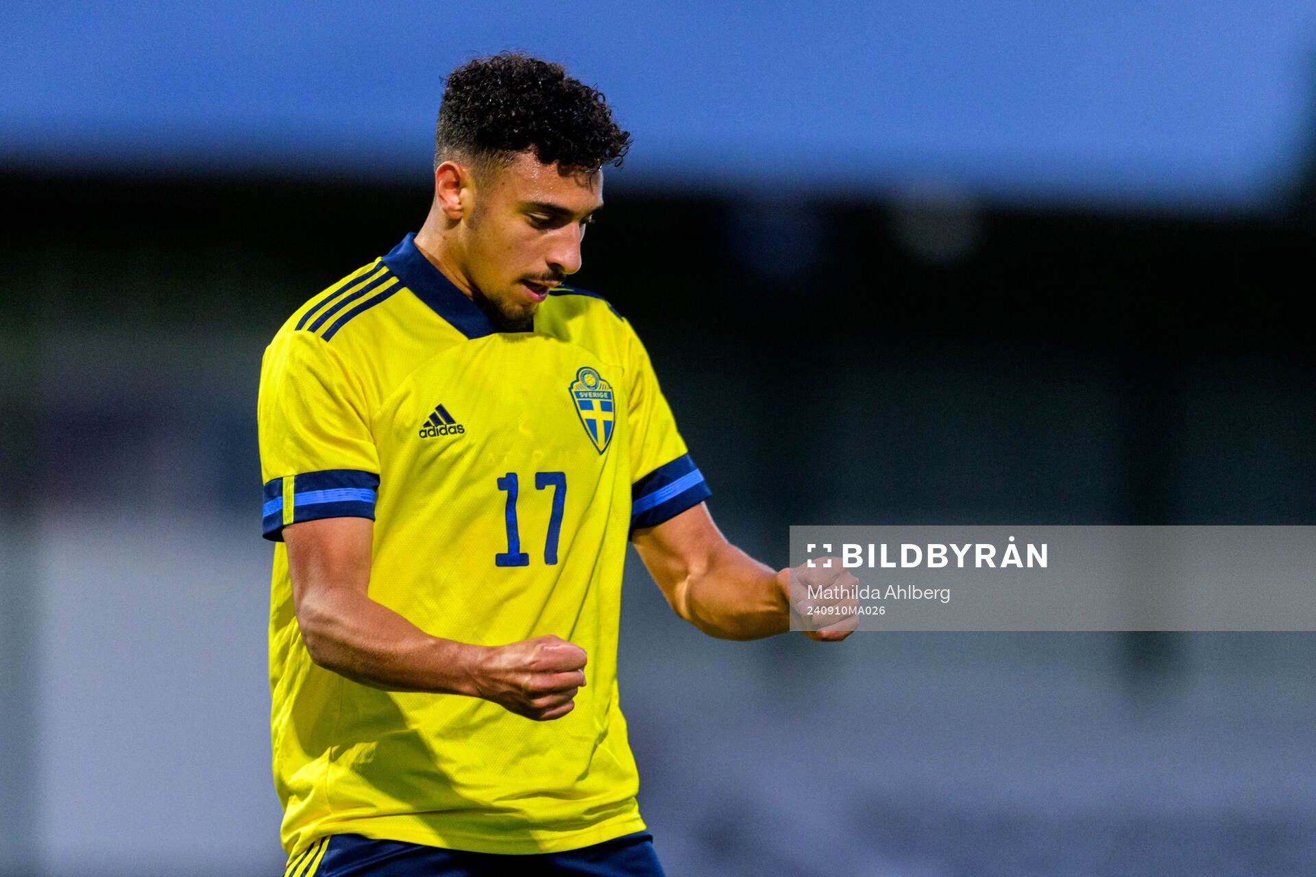 Moutaz Neffati of Sweden celebrates