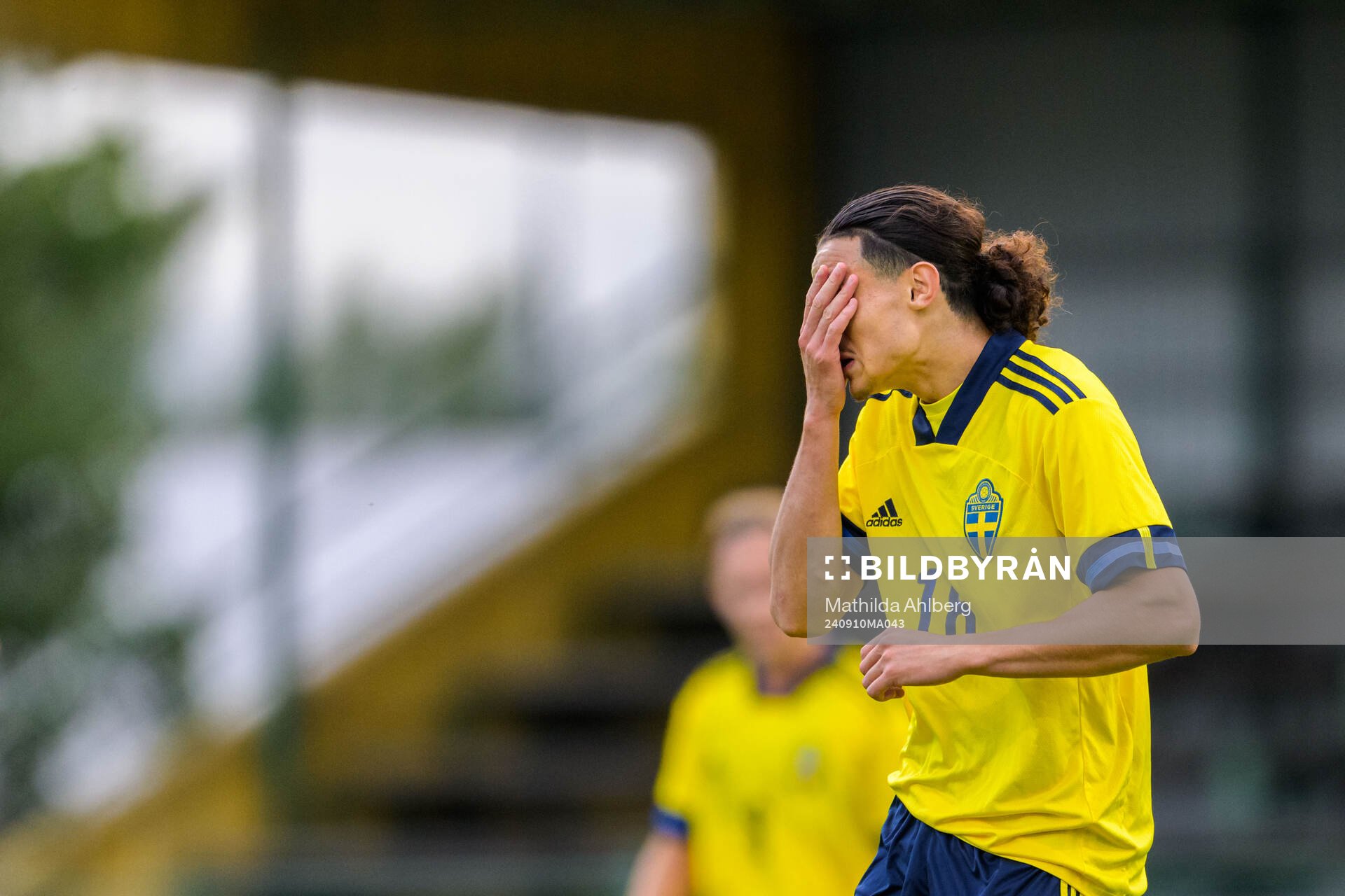 Amin Boudri of Sweden looks dejected