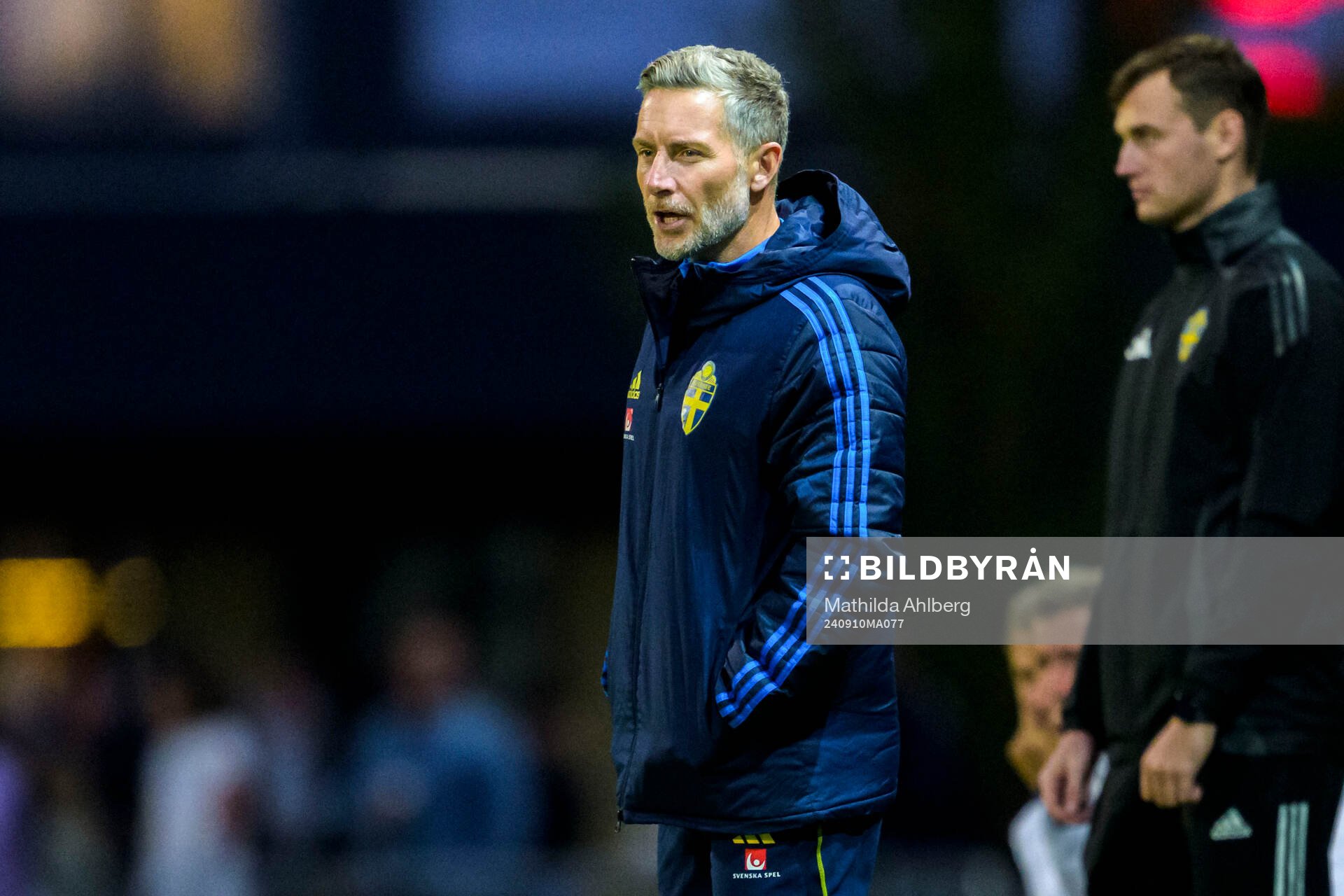 Head coach Axel Kjäll of Sweden
