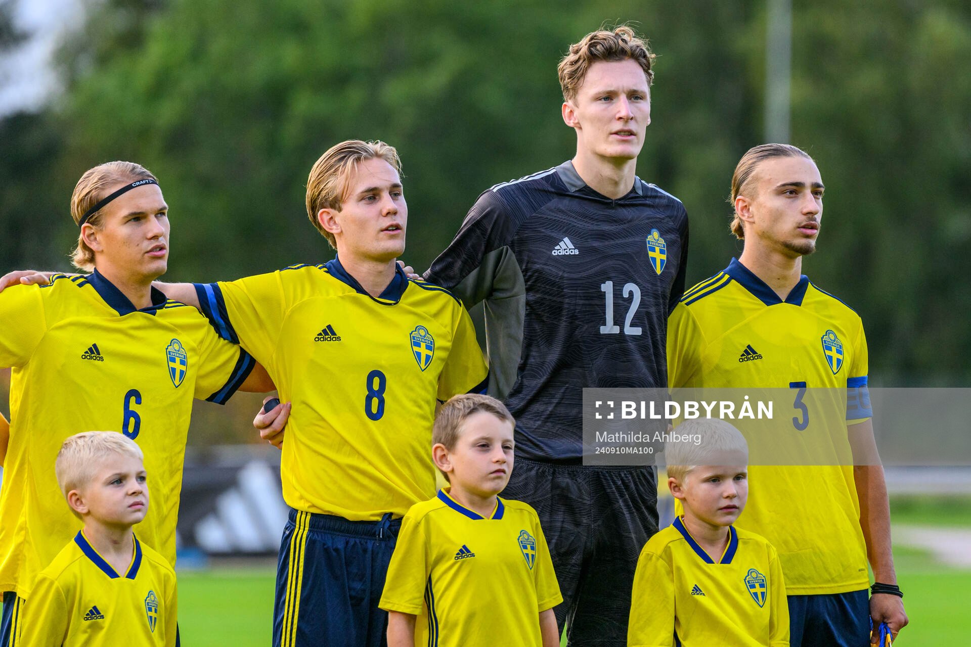 Markus Karlsson, Adam Hermansson, goalkeeper Alexander