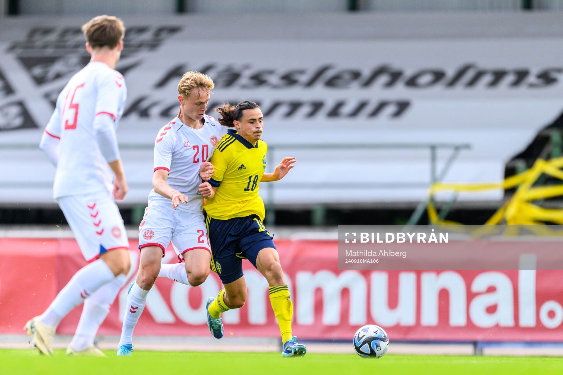 Kasper Davidsen of Denmark and Amin Boudri of Sweden